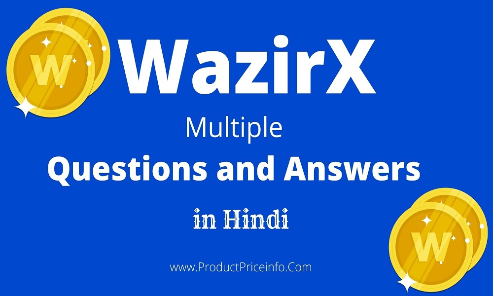 wazirx multiple questions and answers